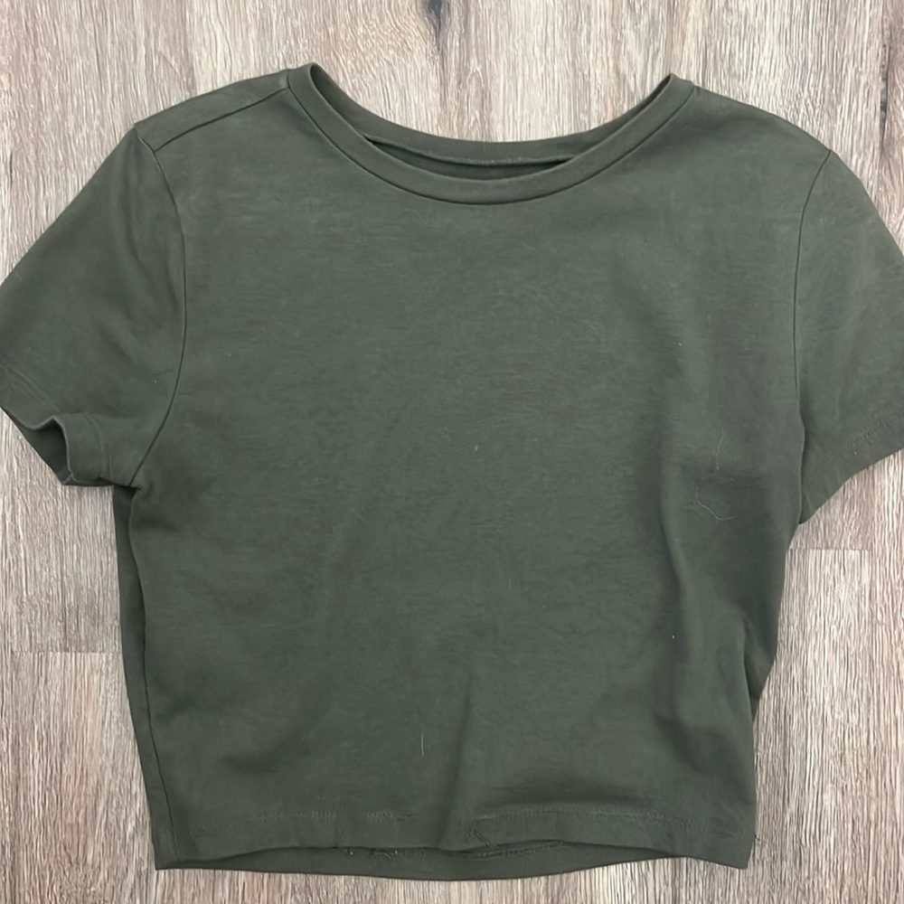 wild fable dark green top